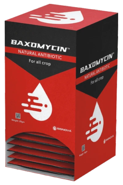 Baxomycin product packaging