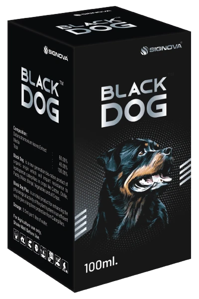 Black Dog product packaging