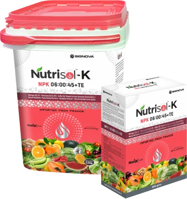 Nutrisol-K (NPK 06:00:45 + TE) product packaging
