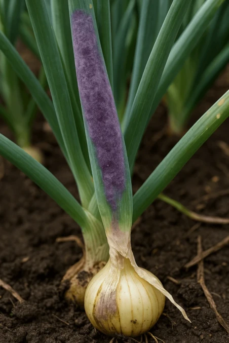 Visual representation of Pest In Onion deficiency