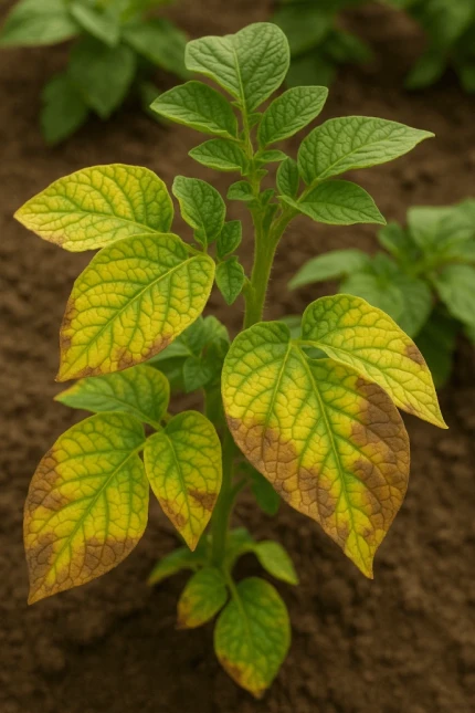 Visual representation of Magnesium Deficiency deficiency