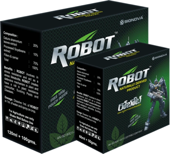 Robot product packaging