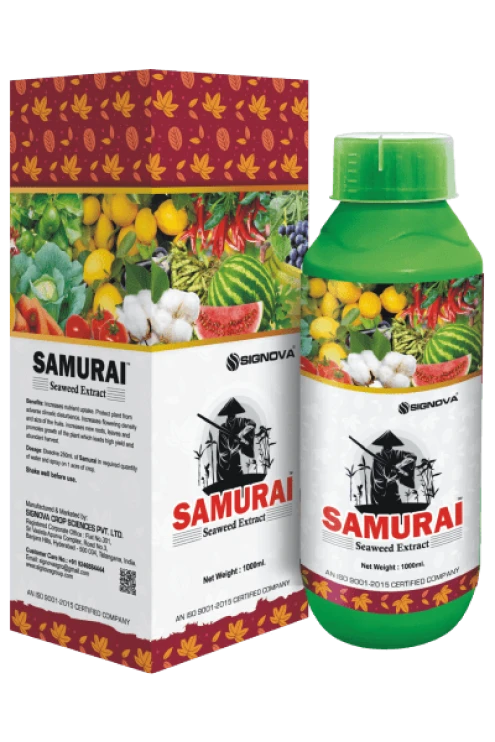 Samurai product packaging