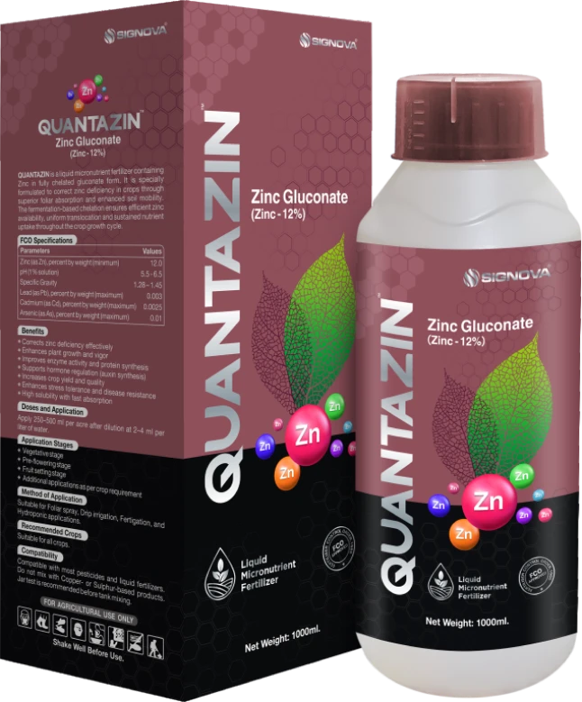 Quantazin product packaging