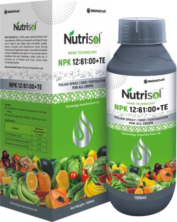 Nutrisol-NPK 12:61:00+TE product packaging