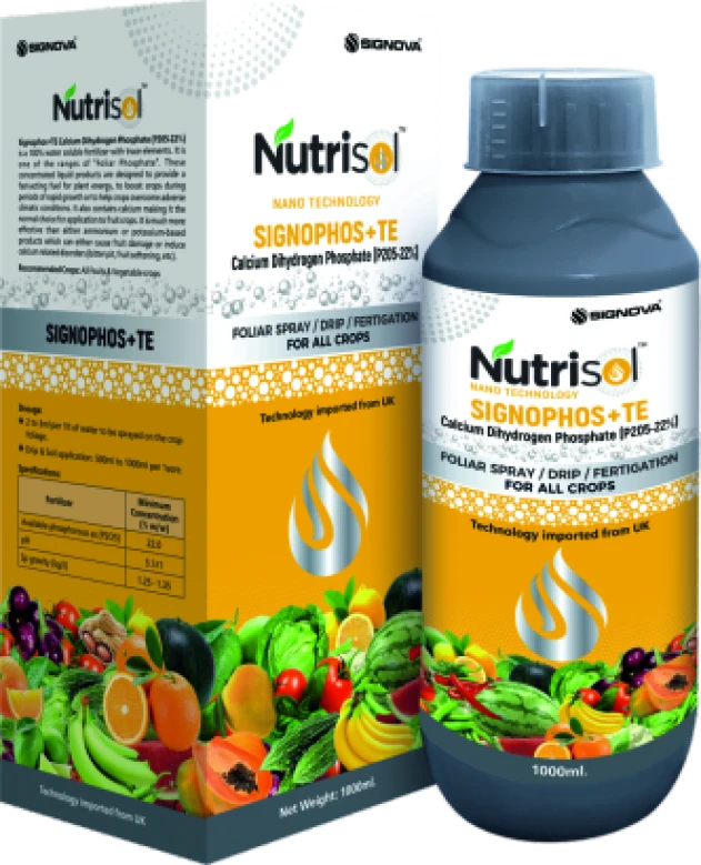 Nutrisol Signophos+TE Calcium Dihydrogen Phosphate product packaging