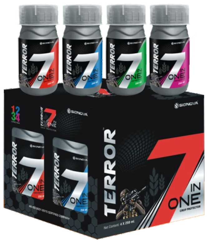 Terror 7 in one product packaging