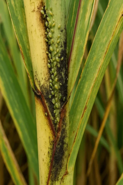 Visual representation of Pest In Sugarcane deficiency